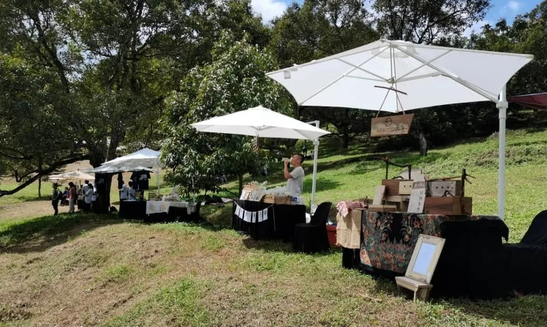 Craft Bazaar setup by Eco Canopy