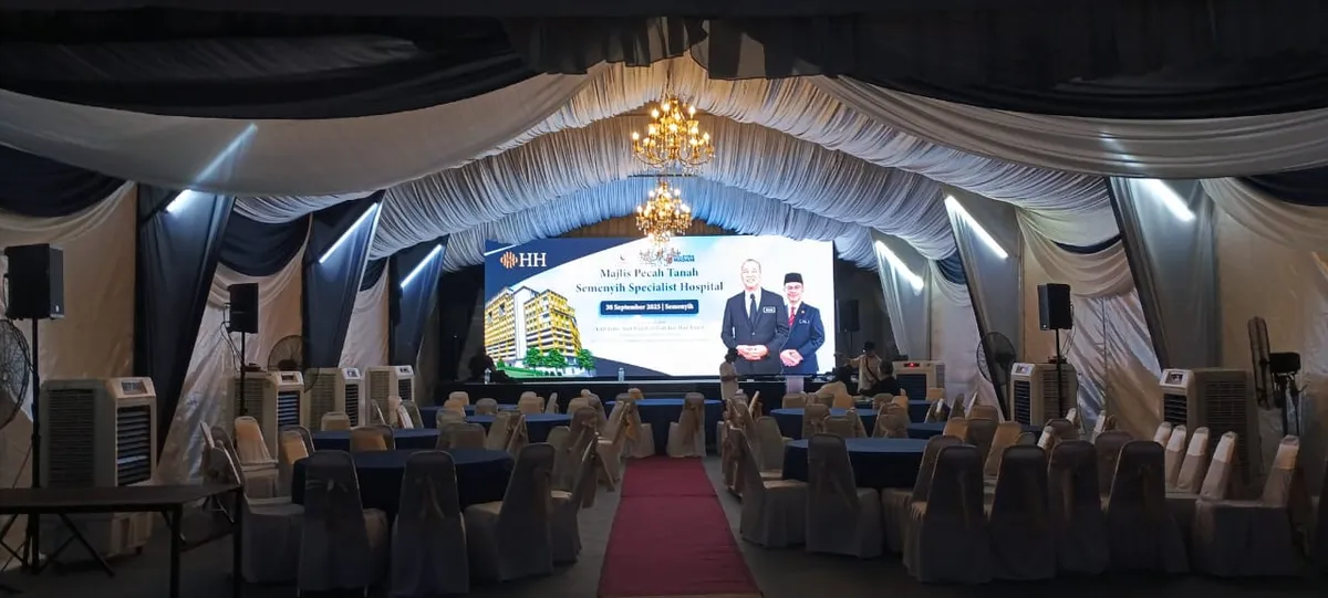 Government Events setup by Eco Canopy