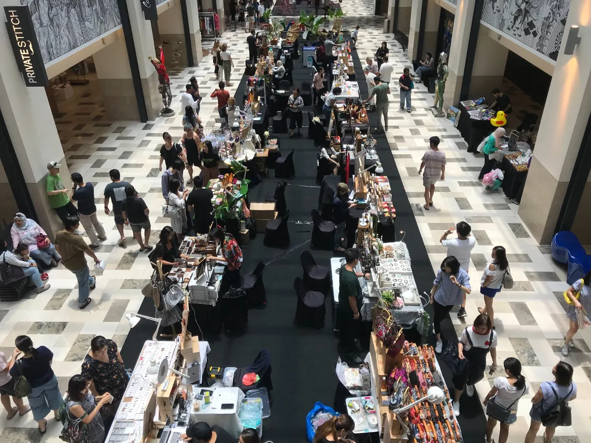 Mall Roadshows setup by Eco Canopy